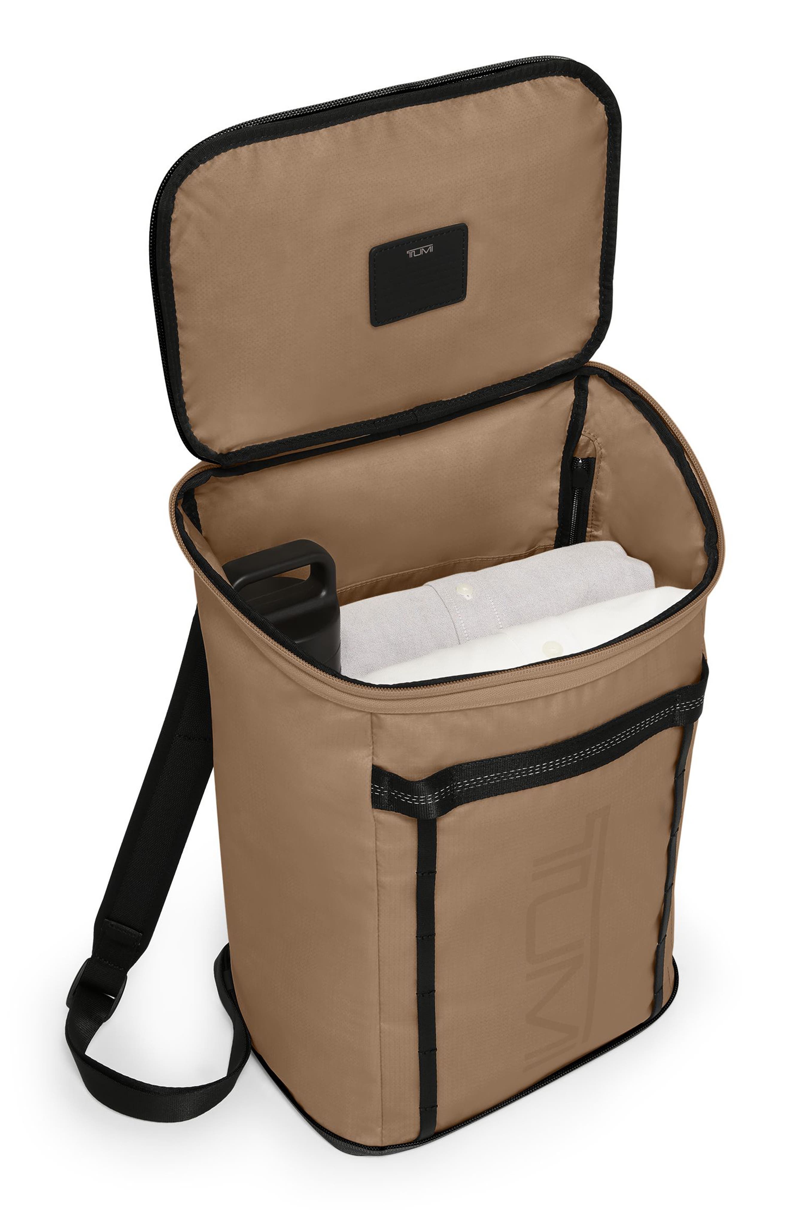 TUMI Alpha Bravo Packable Backpack, Alternate, color, Khaki