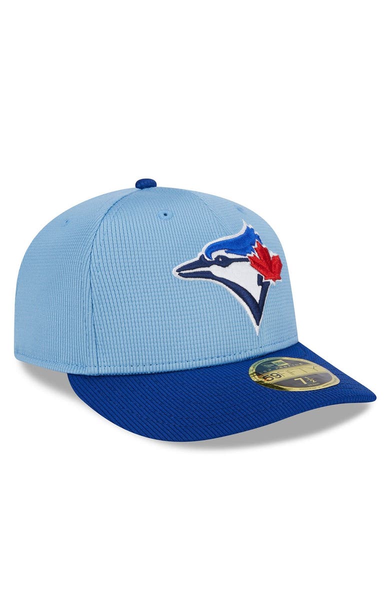 New Era Men's New Era  Light Blue Toronto Blue Jays 2025 Batting Practice Low Profile 59FIFTY Fitted Hat, Alternate, color, 