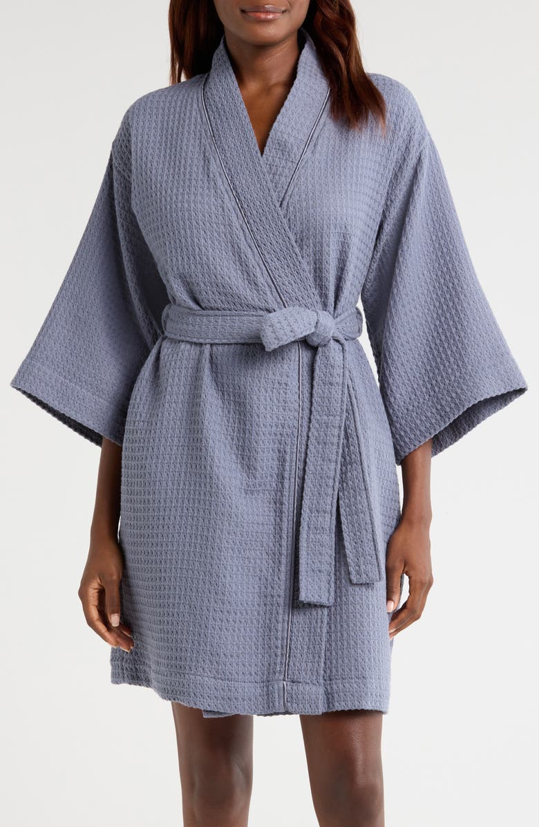 Nordstrom Women's Everyday Waffle Robe, Main, color, Grey Folkstone