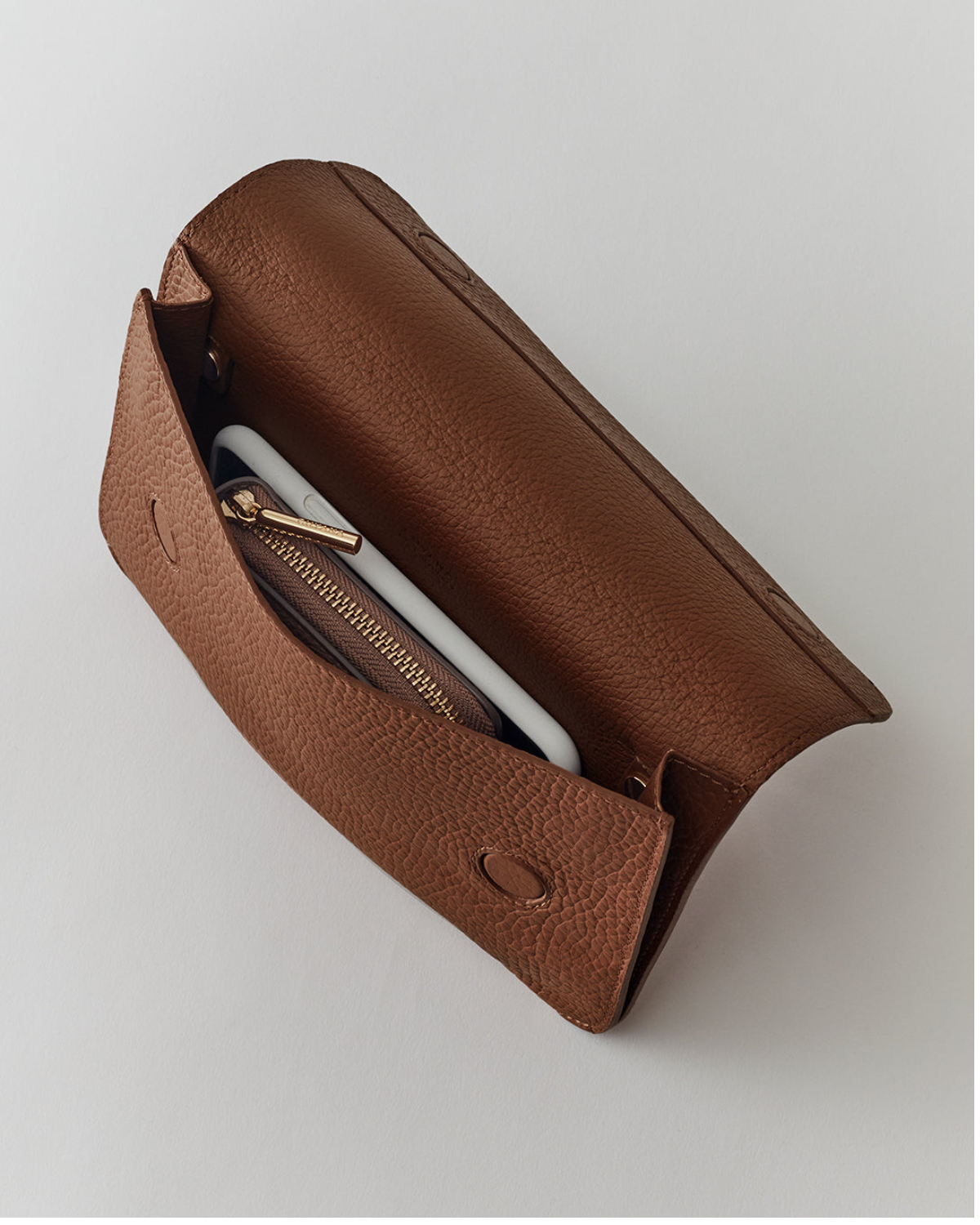 Cuyana System Flap Bag, Alternate, color, Dark Chestnut