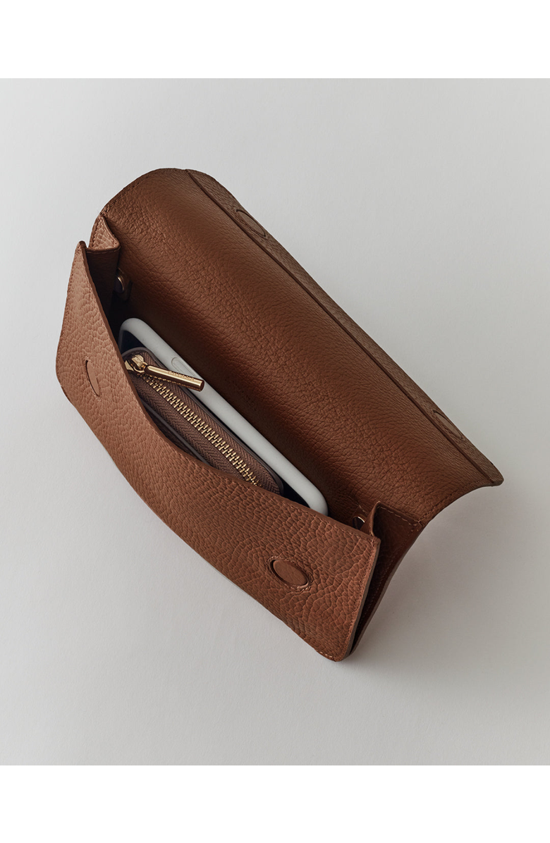 Cuyana System Flap Bag, Alternate, color, Dark Chestnut