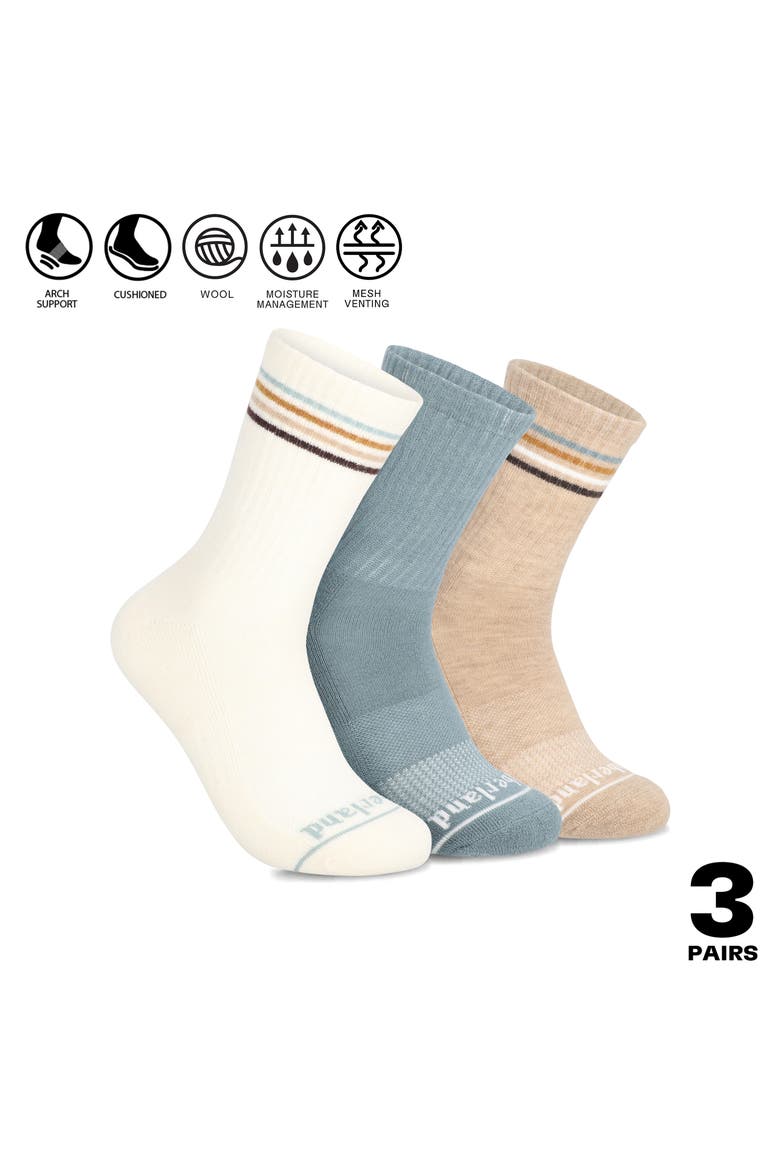 3-Pack High Quarter Socks, Alternate, color, SILVER BLUE ASSORTED