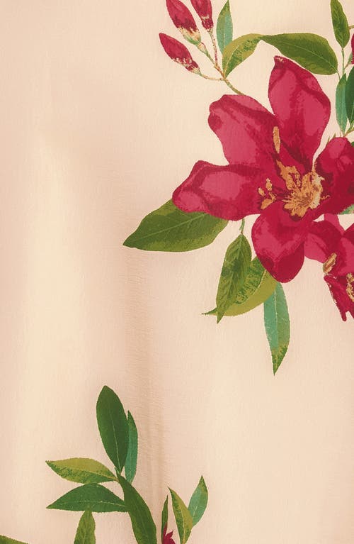 Flying Tomato Floral A-line Maxi Skirt In Neutral