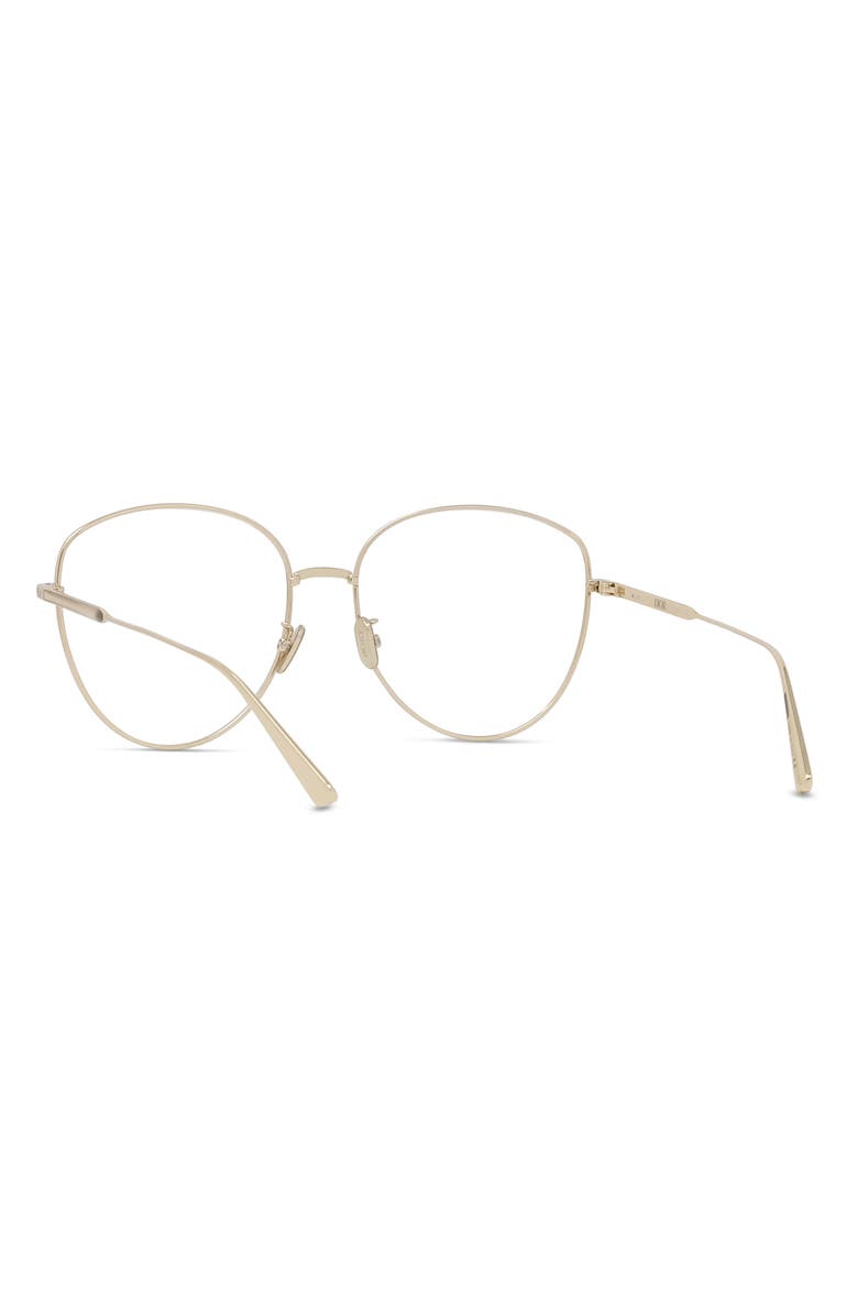 DIOR Gemdior 58mm Optical Glasses, Alternate, color, Shiny Endura Gold