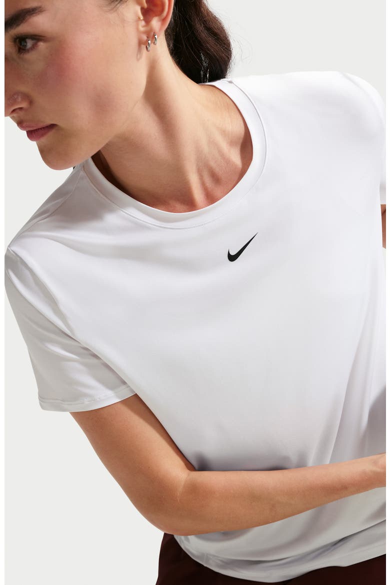 One Classic Dri-FIT Training Top, Alternate, color, 101 WHITE/BLACK