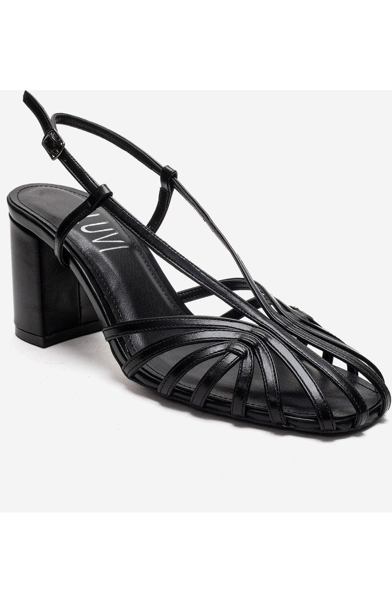 Prologue Shoes Wilda Block Heel Sandal, Alternate, color, Black