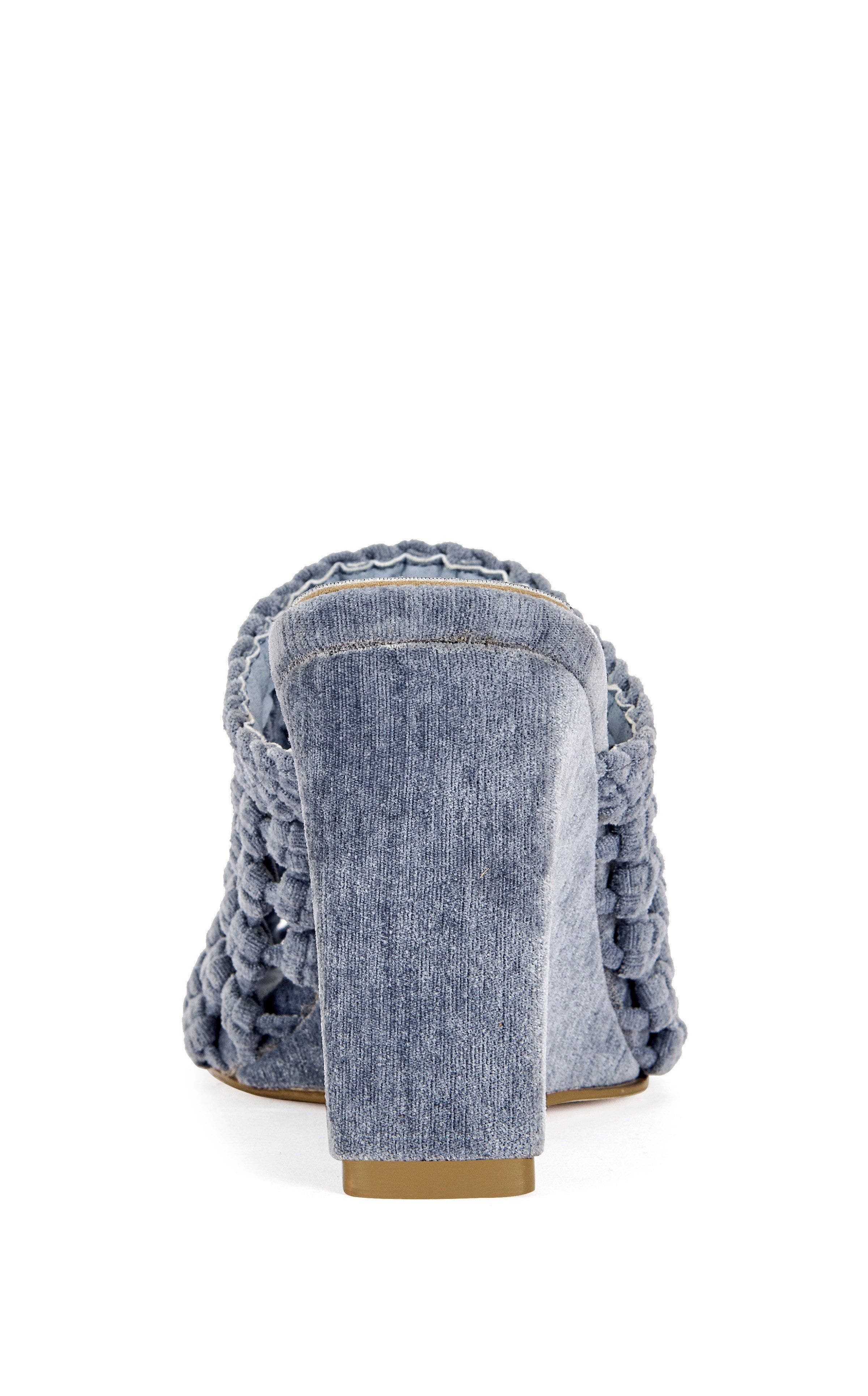 AZALEA WANG Gwendolyn Wedge Mule, Alternate, color, Blue