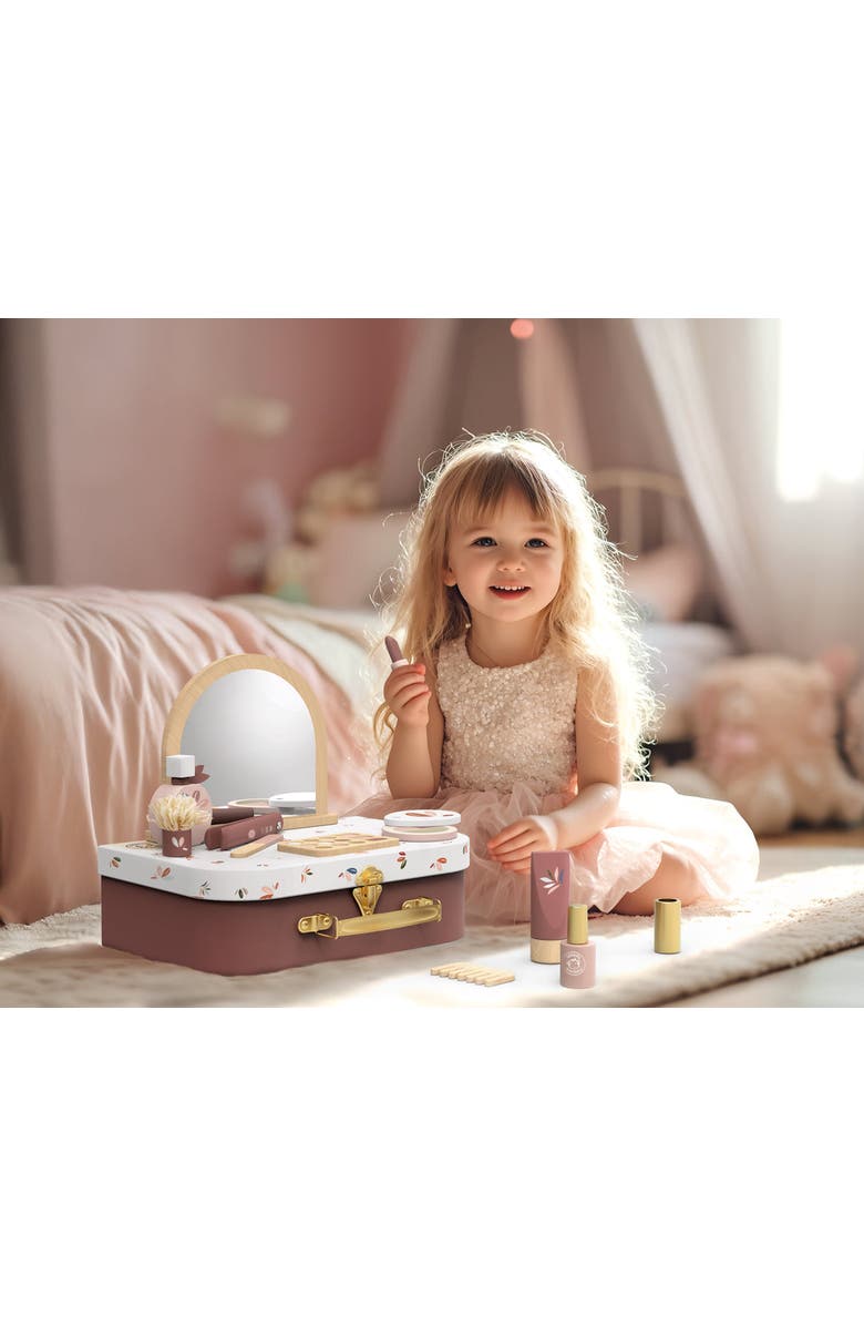 Speedy Monkey Beauty Suitcase, Alternate, color, Multi