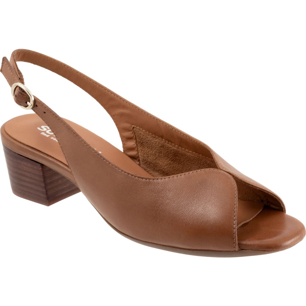 Softwalk ® Lakewood Slingback Sandal In Luggage