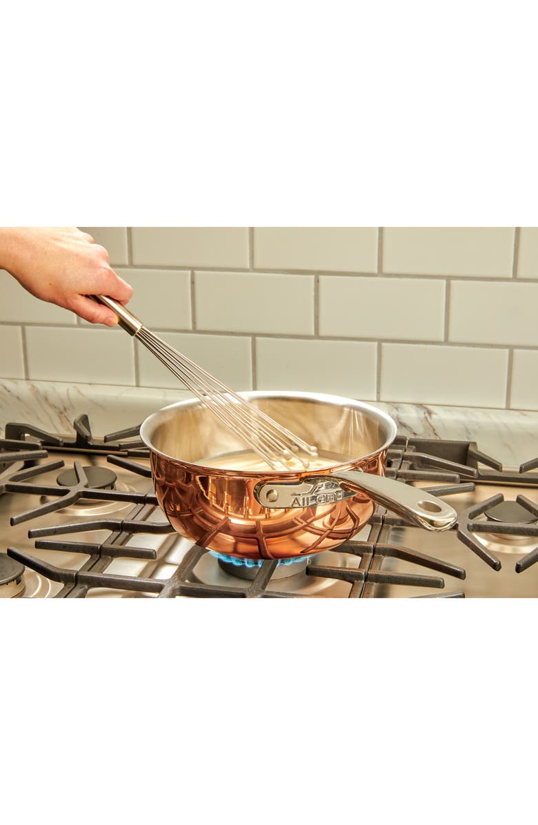 All-Clad c4 Copper 2.5-Quart Saucier, Alternate, color,
