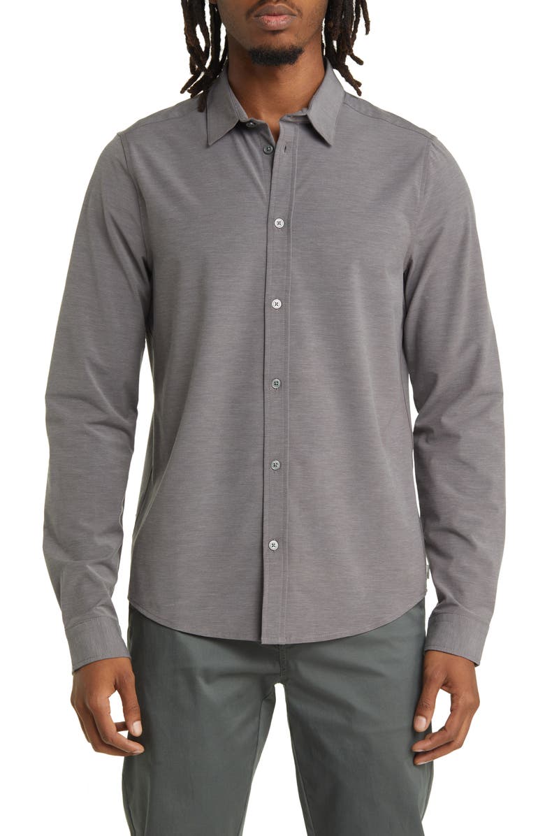 Vuori Long Sleeve Bridge Button-Up Shirt, Main, color, 