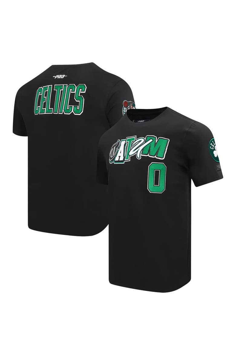 Men's Pro Standard Jayson Tatum Black Boston Celtics City Ransom T-Shirt, Main, color, Black