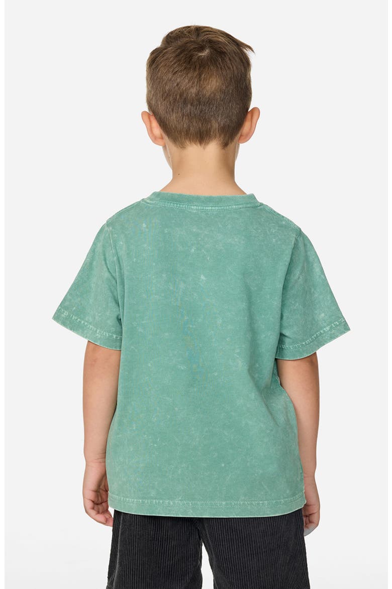 Kids' Ride the Wave Stonwashed Cotton Graphic T-Shirt, Alternate, color, ALOE