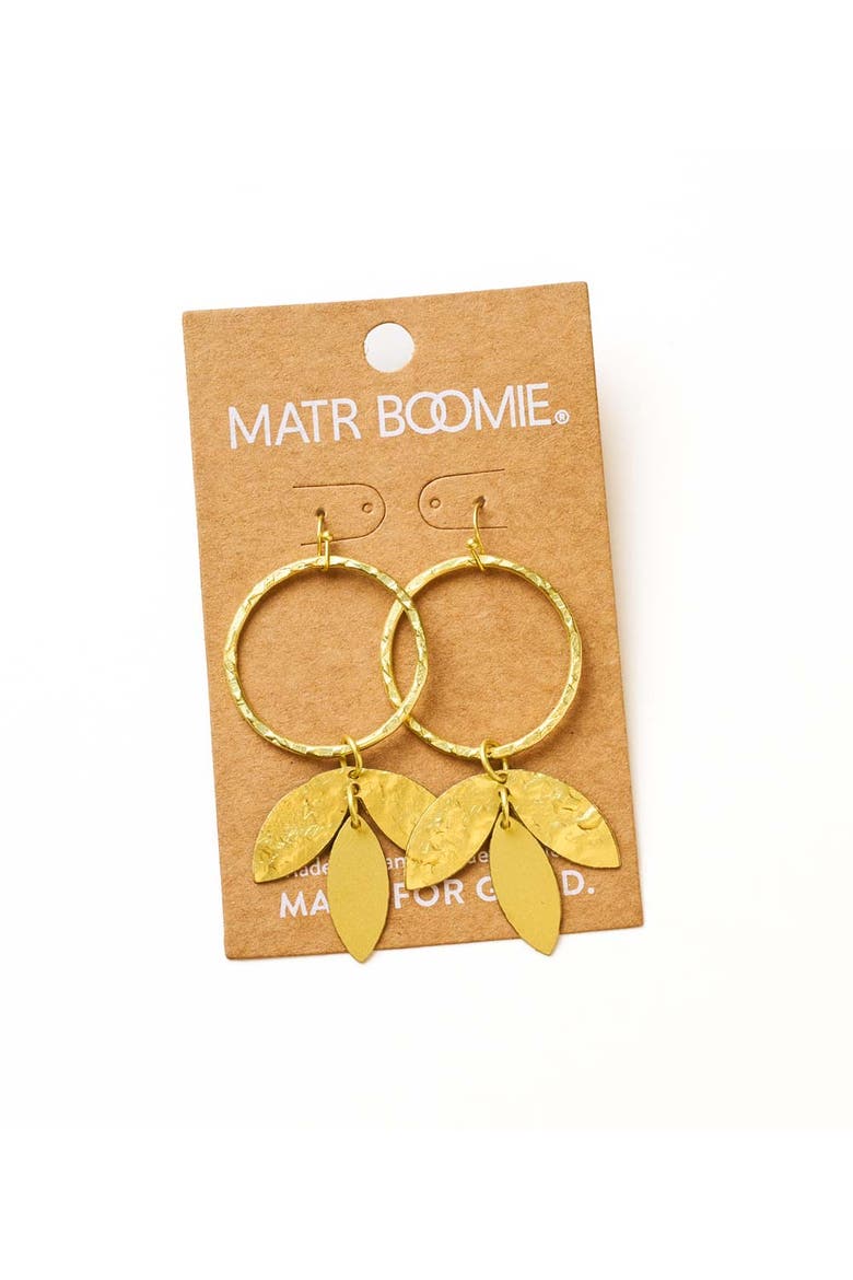 Aamani Vine Hoop Earring, Alternate, color, Gold