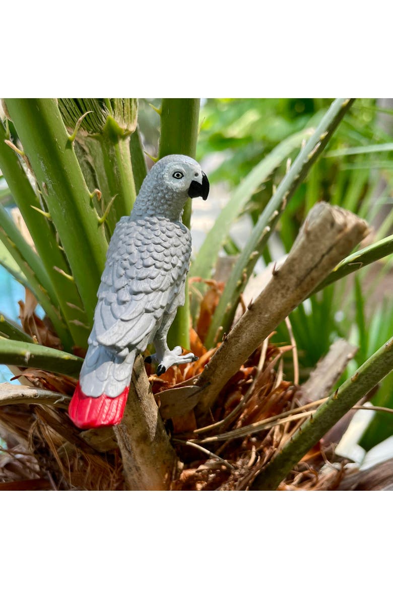 African Gray Parrot Kids Toy Figure, Alternate, color, None
