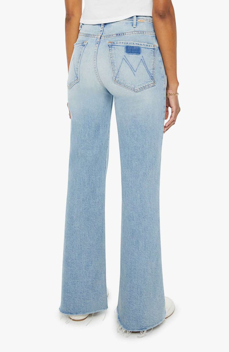 MOTHER The Hustler Roller High Waist Wide Leg Jeans, Alternate, color, 