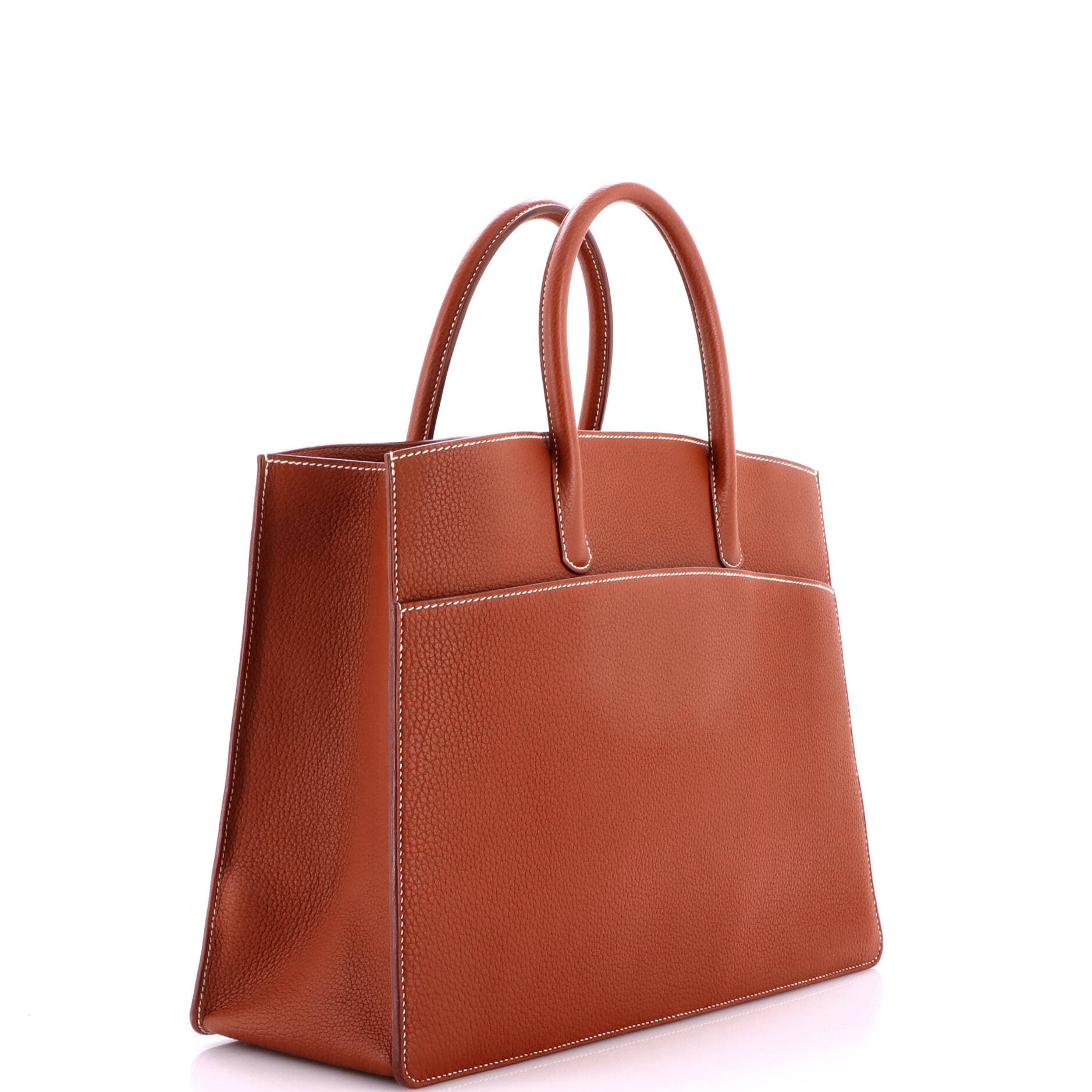 White Bus Bag Leather 39, Alternate, color, Brown
