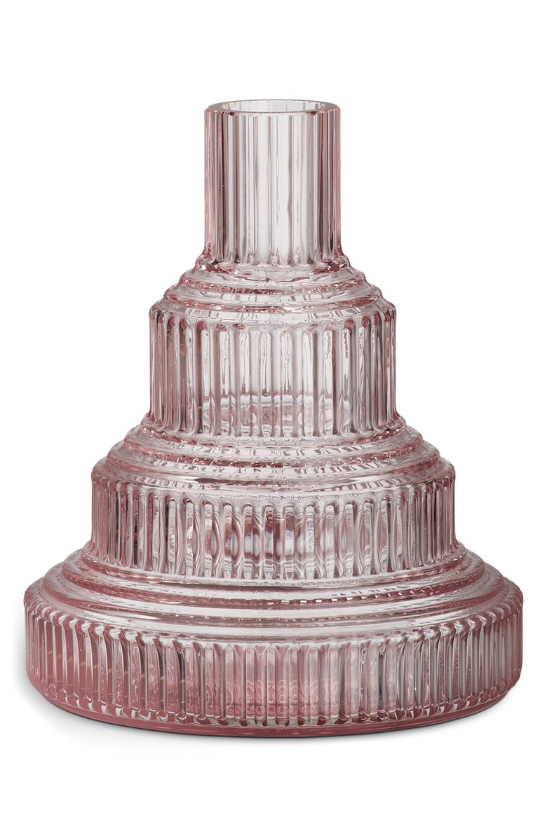 Kosta Boda Pavilion Vase, Main, color, Pink