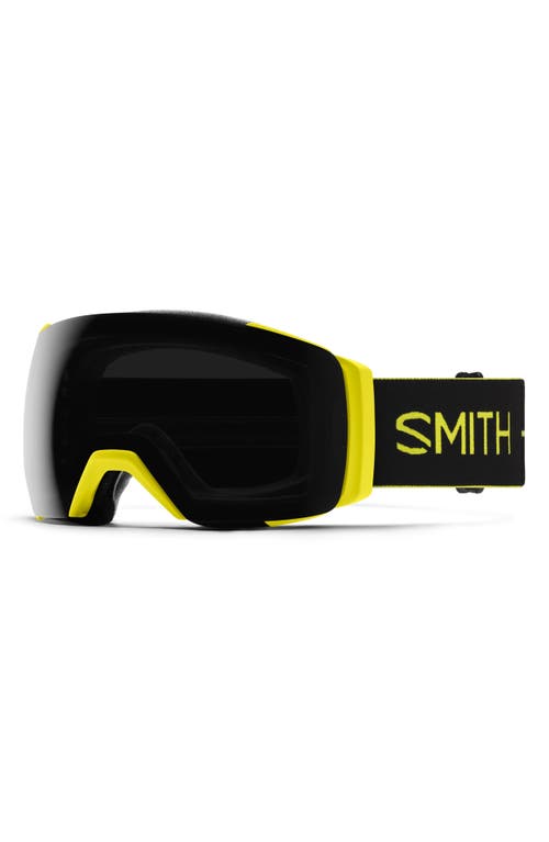 Smith I/o Mag Xl 230mm Snow Goggles In High Voltage/sun Black
