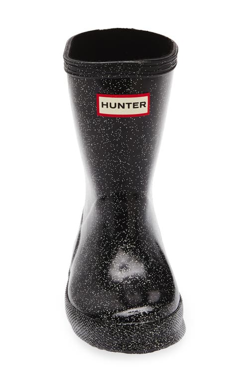 Hunter Kids' First Starcloud Waterproof Rain Boot In Black