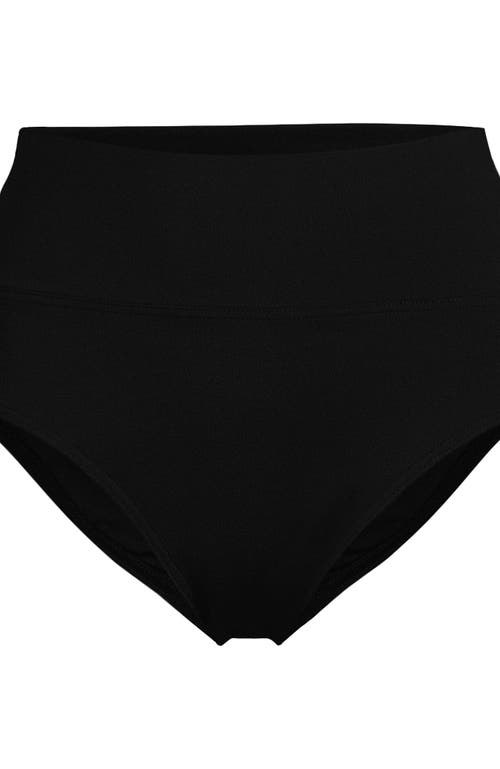 LANDS' END LANDS' END CHLORINE RESISTANT PINCHLESS HIGH WAISTED BIKINI BOTTOMS
