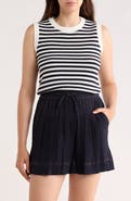 Adrianna Papell Stripe Sweater Tank