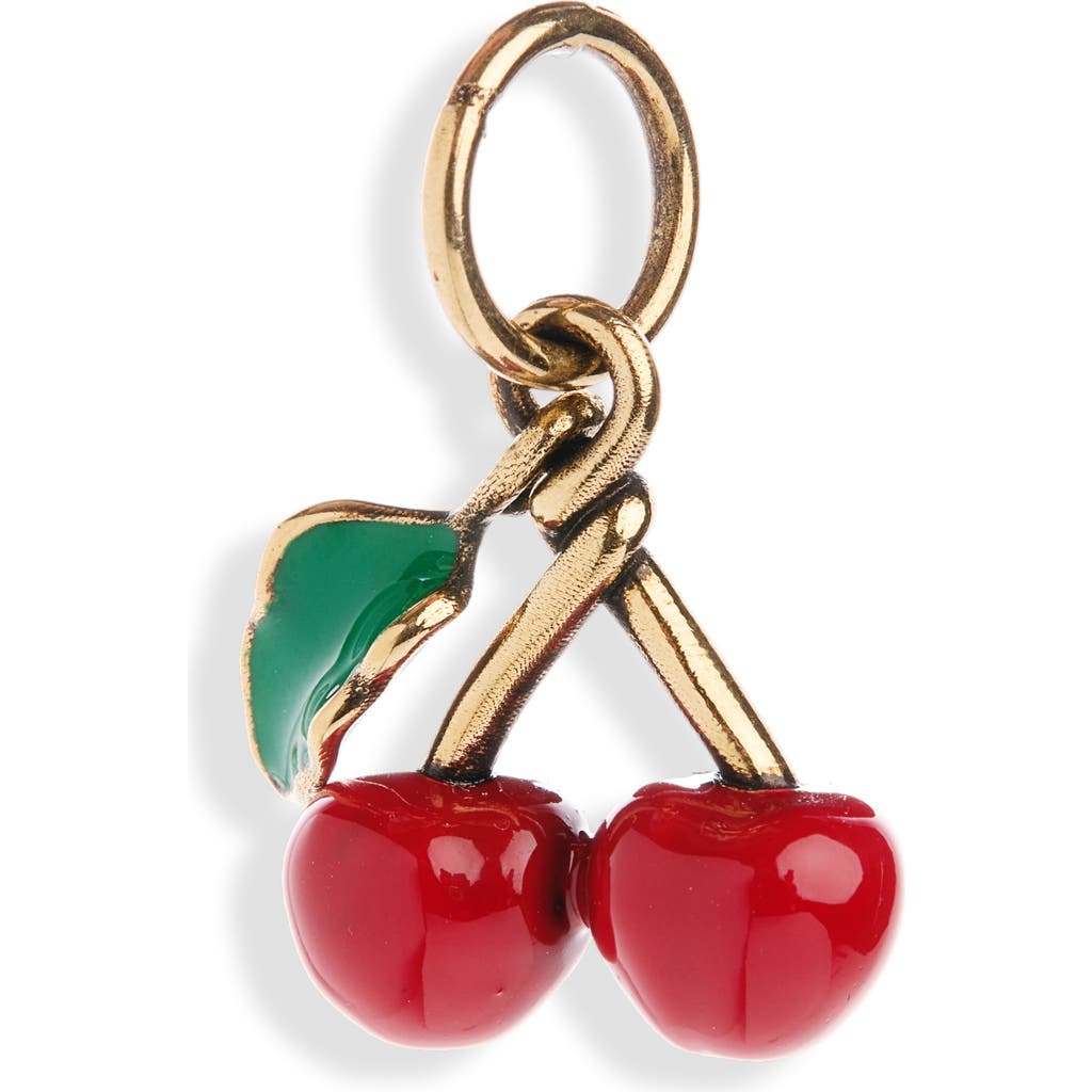 Chloé Cherry Bag Charm in Gold Color at Nordstrom