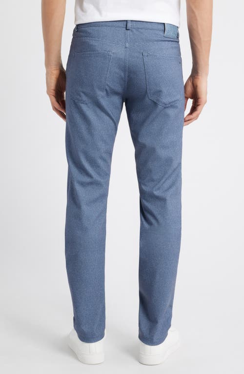 Brax Chuck Hi Flex Microprint Modern Fit Pants In 26-storm