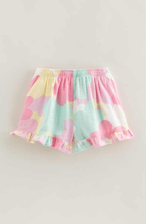 Tucker + Tate Kids' Ruffle Shorts in Green Yucca Floral Collage 