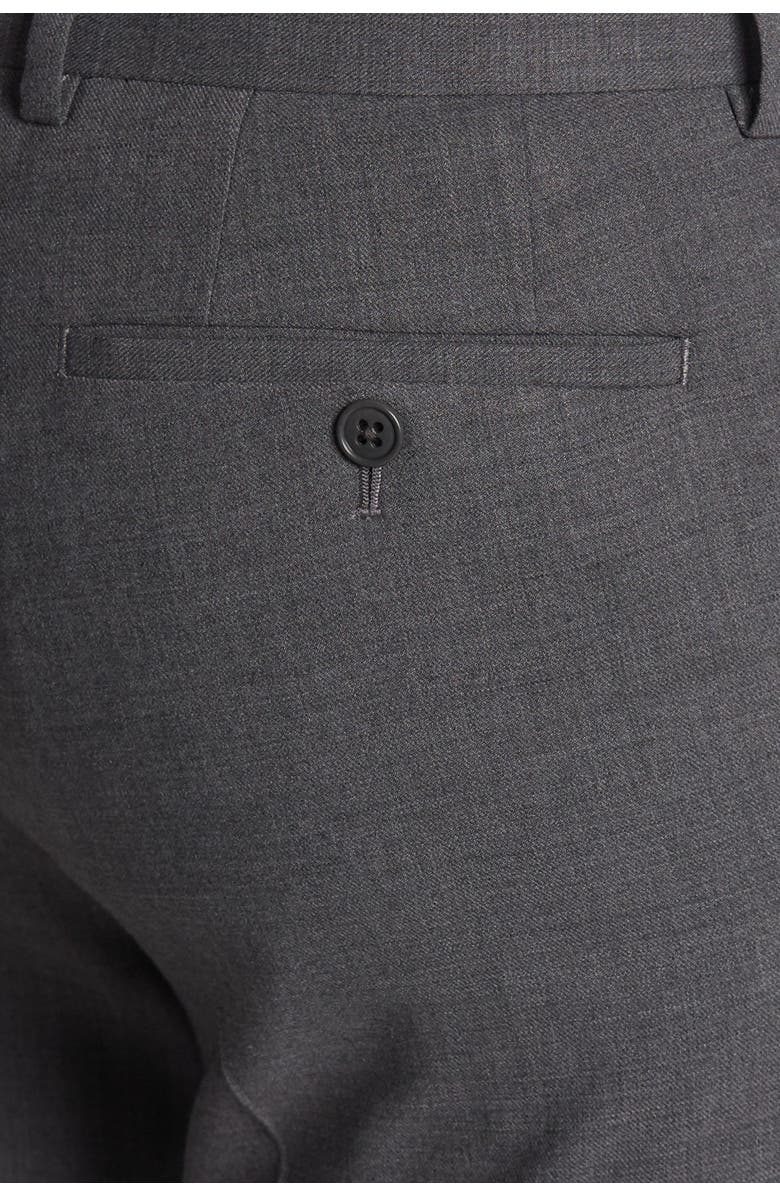 John Varvatos Grey Sharkskin Two Button Notch Lapel Suit, Alternate, color,