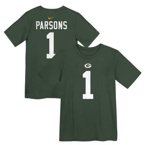 Preschool Nike Micah Parsons Green Green Bay Packers Name & Number T-Shirt