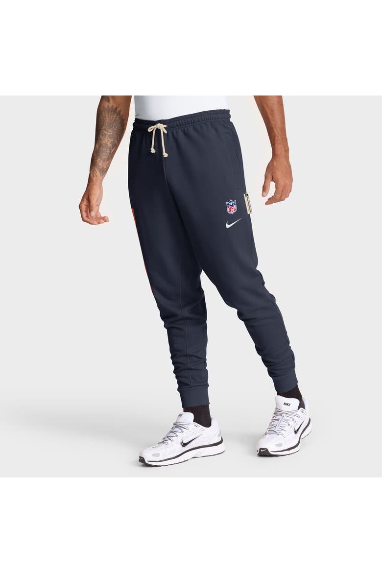 Men's Nike Navy Chicago Bears Sideline Ground Game Performance Taper Pants, Alternate, color, Navy