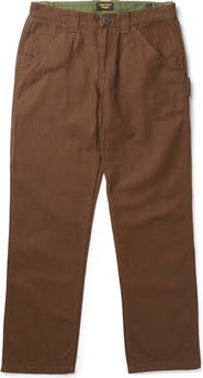 Seager Co Bison Cotton Canvas Carpenter Pants