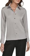 Donna Karan New York Satin Button-Up Shirt