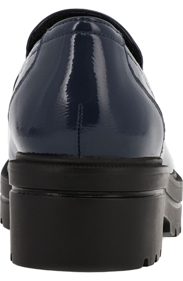 MIA Yoani Lug Sole Penny Loafer, Alternate, color, Navy