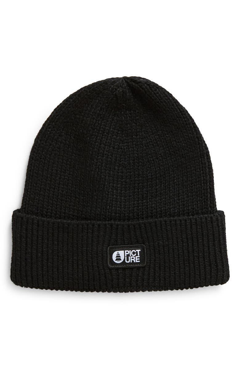 Picture Organic Clothing Colino Rib Cuff Beanie, Main, color, 