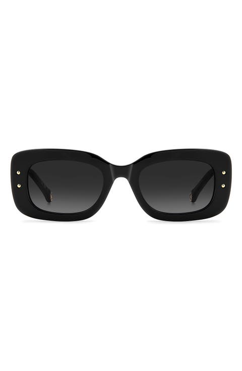 HER 0411/G/S/US 50mm Gradient Rectangular Sunglasses