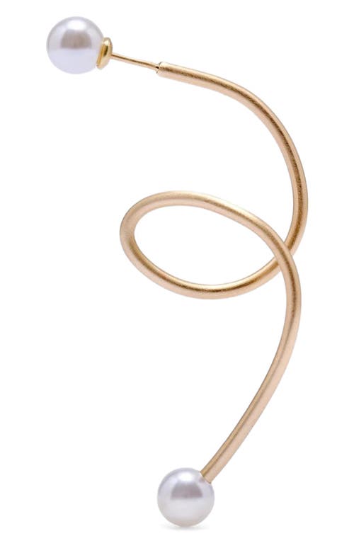Cult Gaia Tazia Loop Drop Earrings In Gold