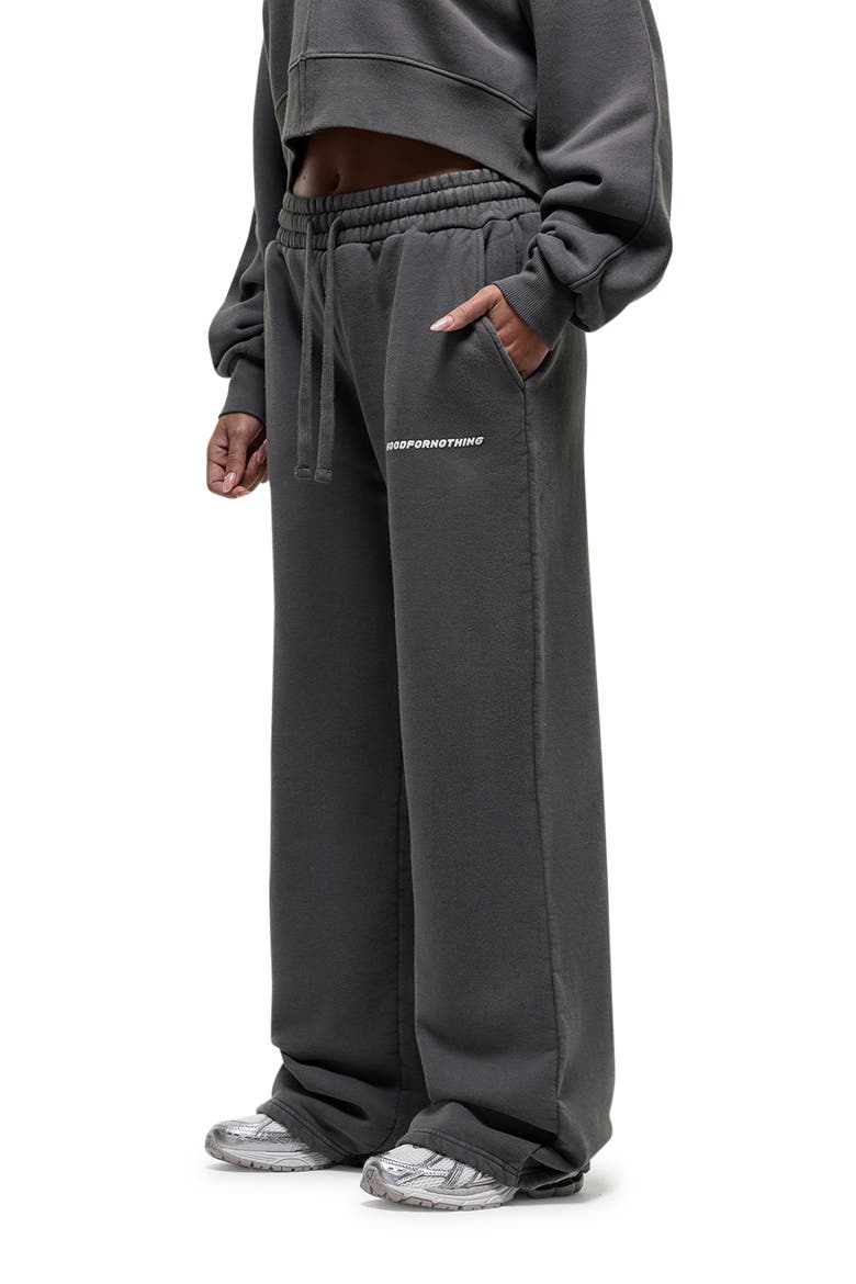 Vintage Grey Relaxed Joggers, Alternate, color, Grey