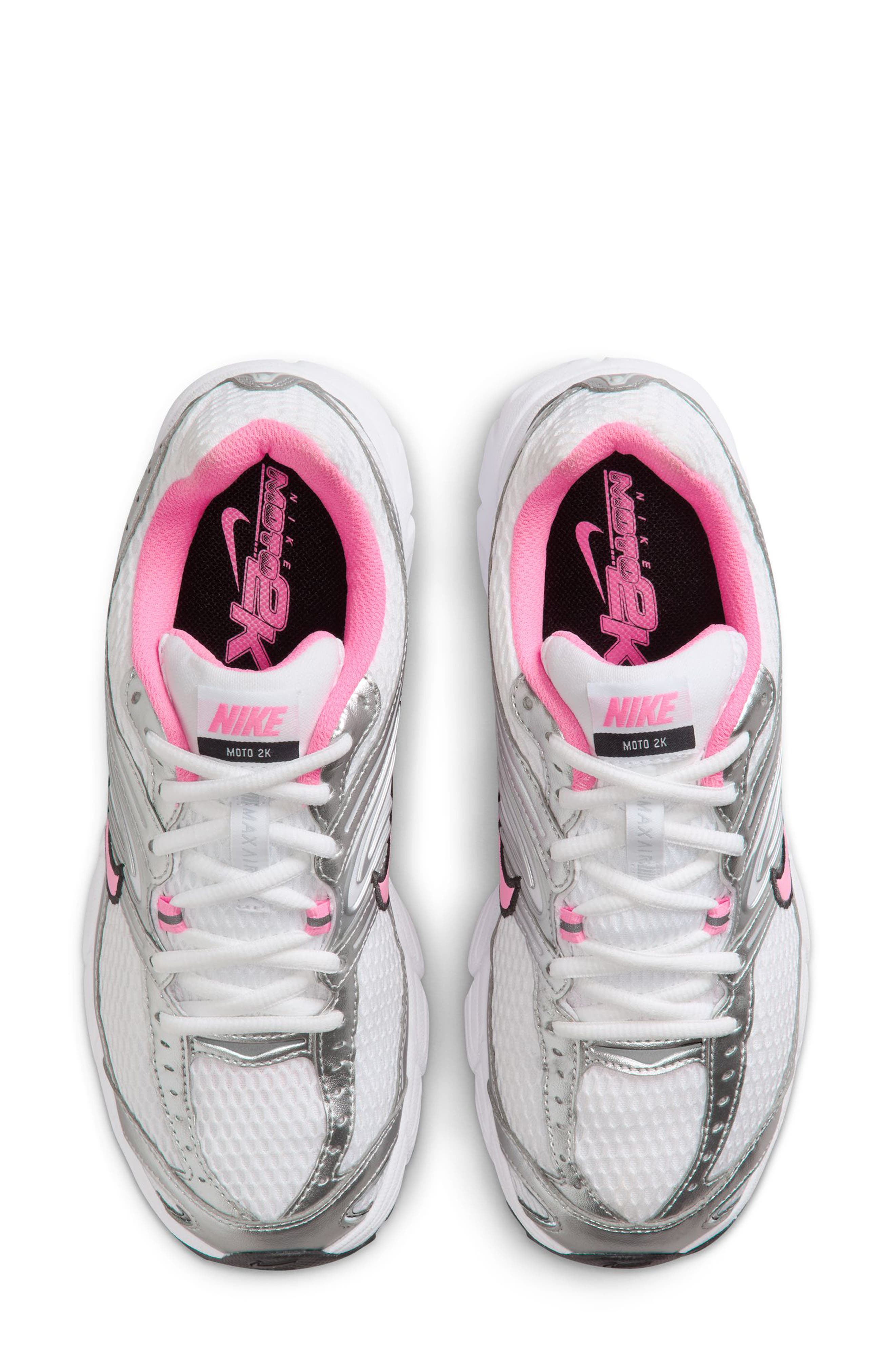 Nike Air Max Moto 2K Sneaker, Alternate, color, 101 White/Pnkspl