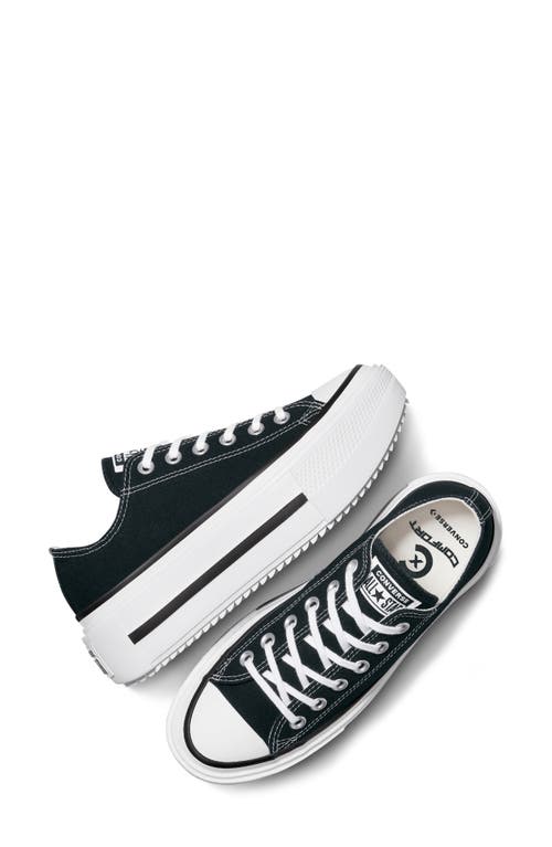 Converse Gender Inclusive Chuck Taylor All Star Lift Double Stack Low Top Platform Sneaker In Multi