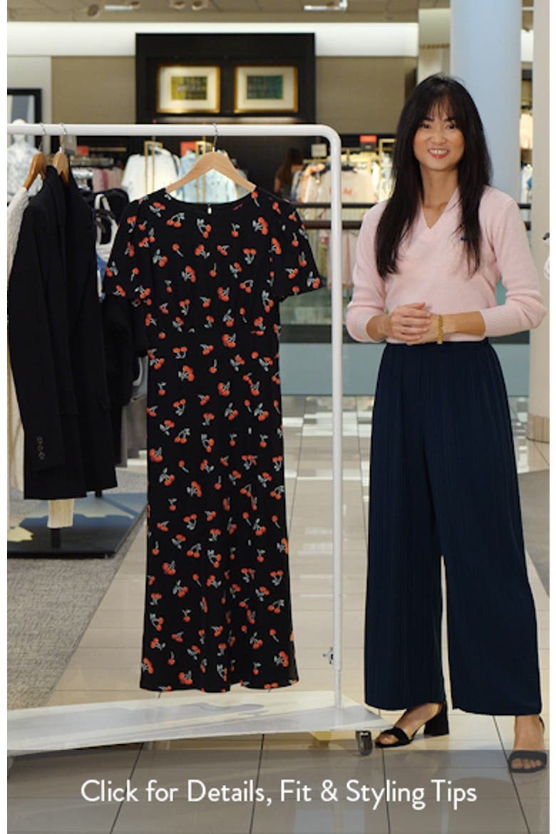 Dusk Bloom Floral Midi Dress video