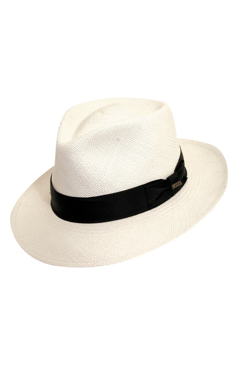 Scala Straw Panama Hat, Main, color,