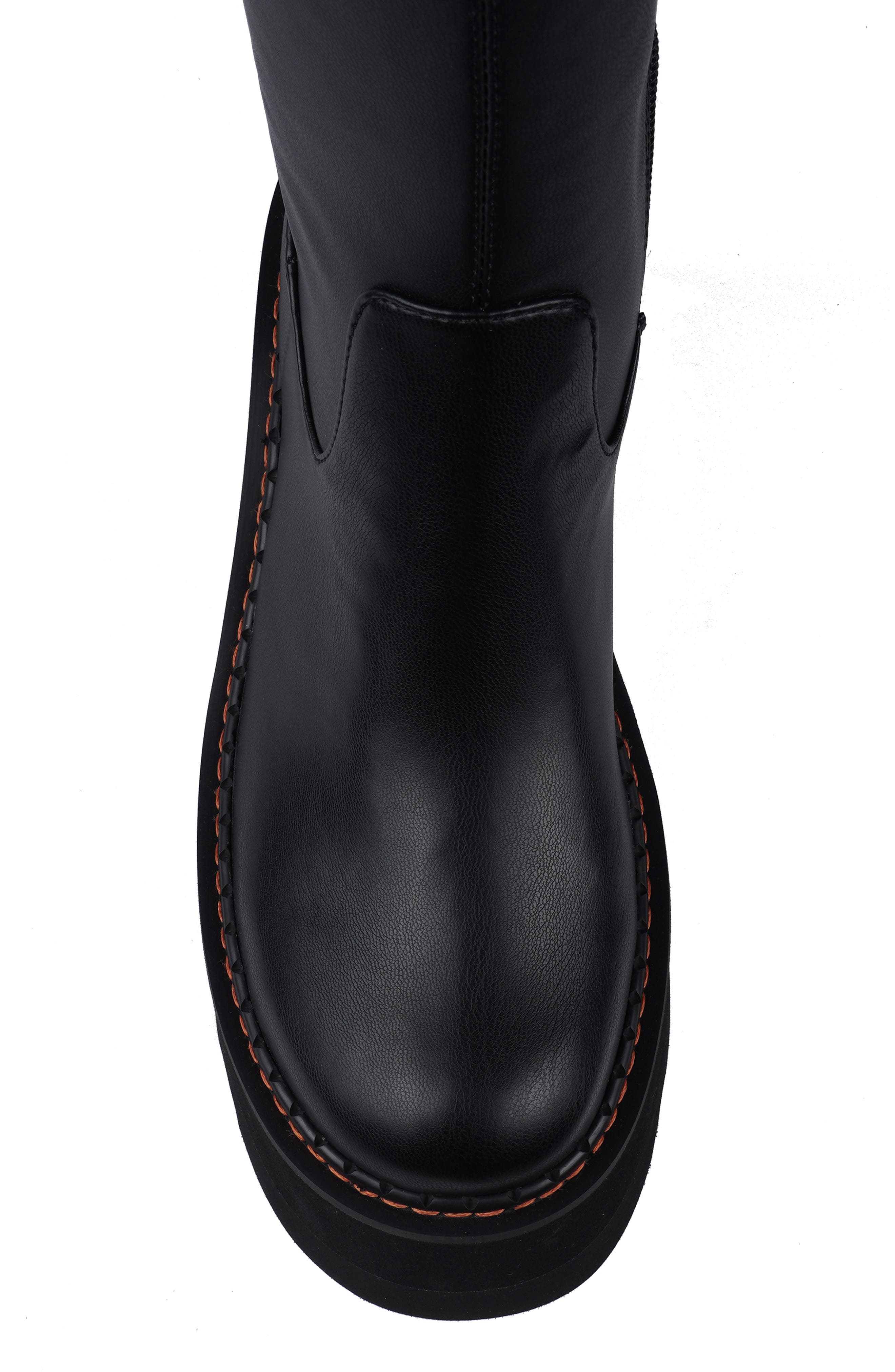 ZIGI Blakely Over the Knee Platform Boot, Alternate, color, Black Faux O