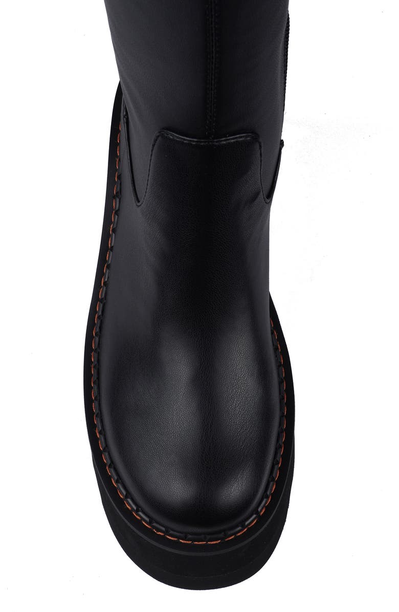 ZIGI Blakely Over the Knee Platform Boot, Alternate, color, Black Faux O