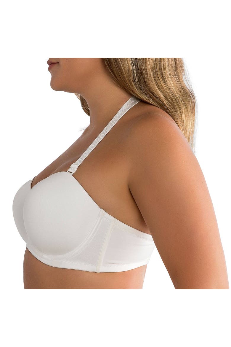 Elise Strapless Bra, Alternate, color, Pearl White