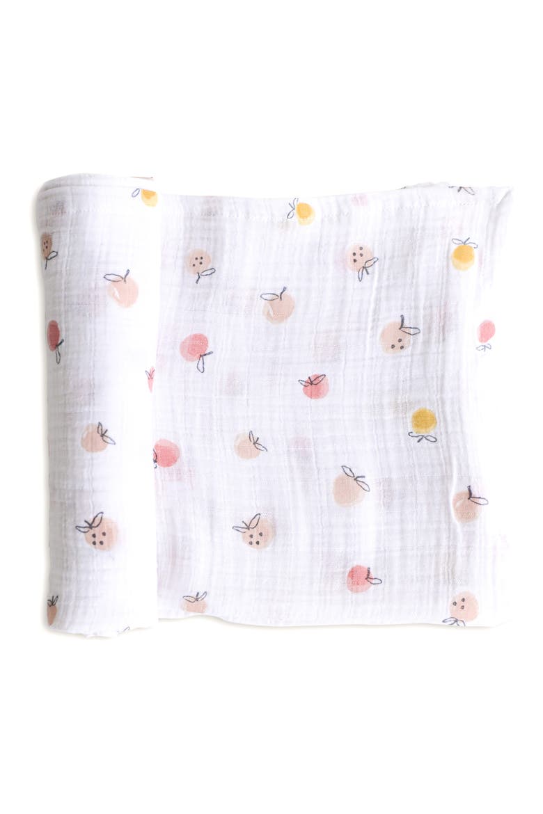 Strawberry Fields Organic Cotton Swaddle Blanket, Alternate, color, MULTI