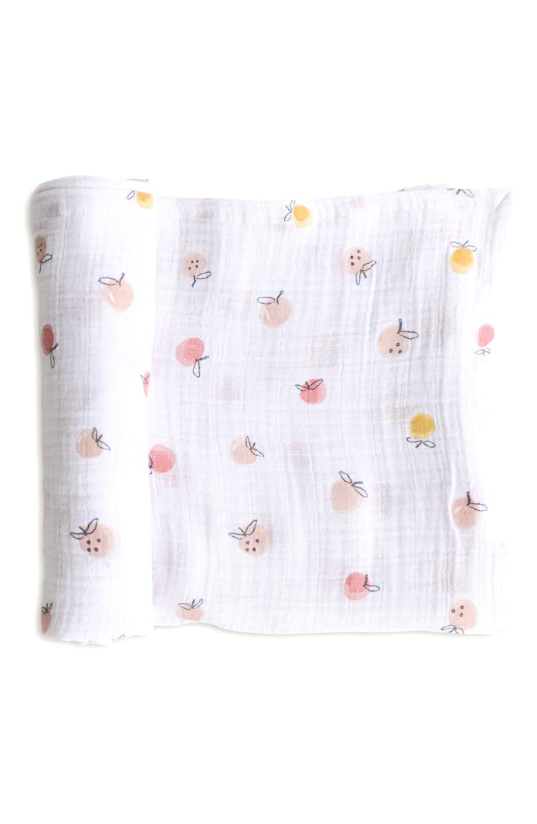 Pehr Strawberry Fields Organic Cotton Swaddle Blanket, Alternate, color, 
