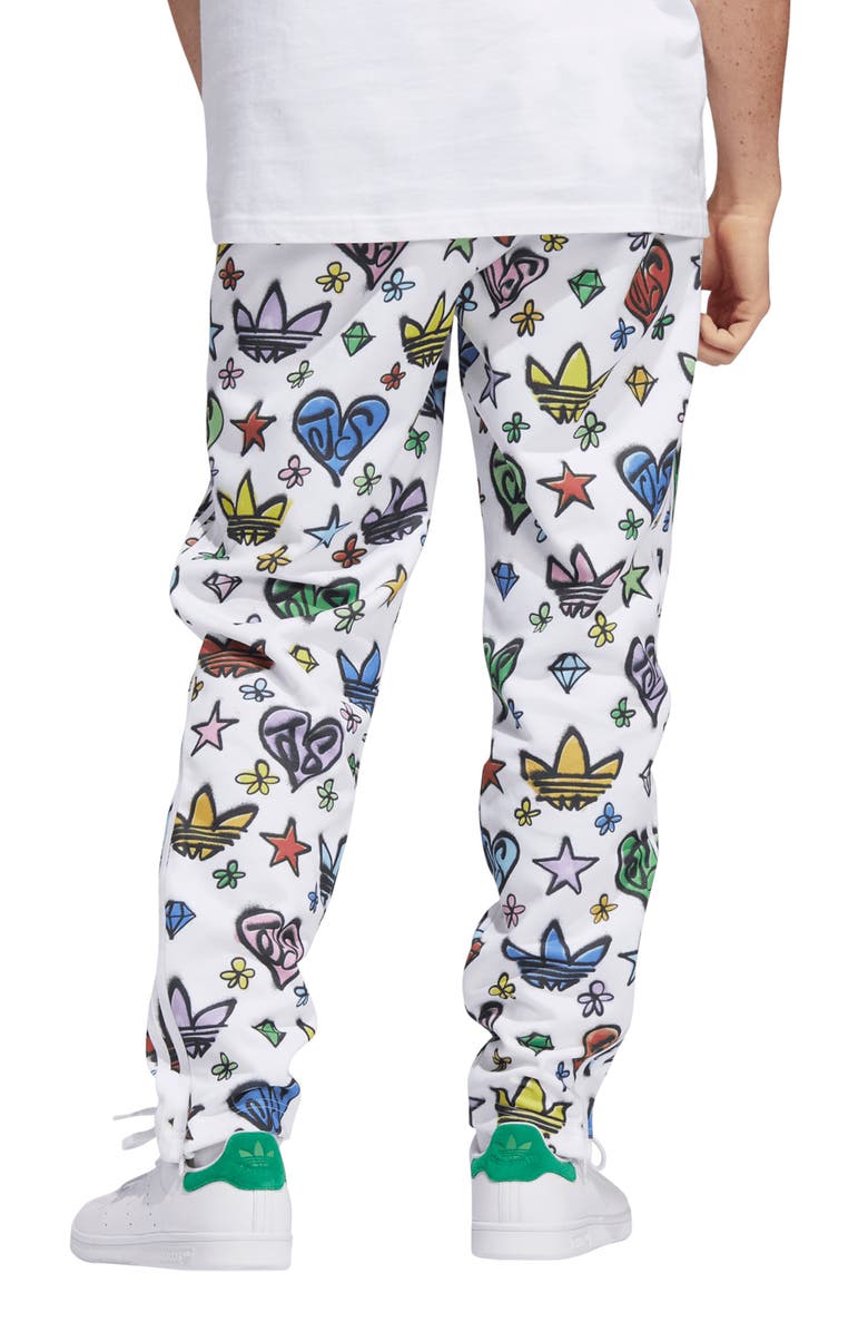 adidas x Jeremy Scott Firebird Monogram Track Pants, Alternate, color,