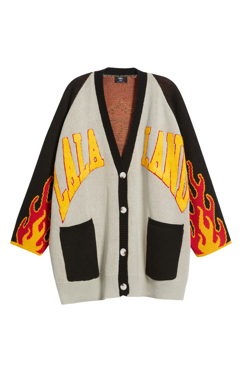 Dressed in Lala Biker Club Oversize Cardigan, Main, color,